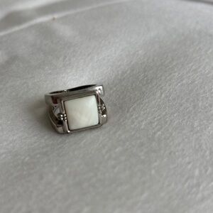 Lia Sophia White Out ring size 5